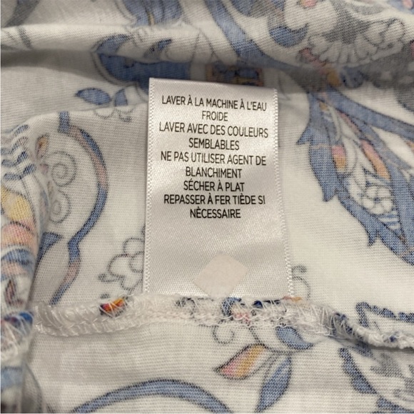 Robert Graham Paisley colorful abstract print short sleeve tee shirt size large - Picture 6 of 11